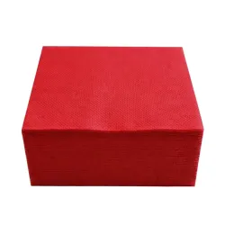Servilletas Papel Cocktail Punta Punta 20 x 20 cm Rojas