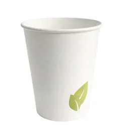 Vasos de Cartón Hojas 200ml Ø7,2cm