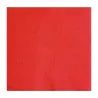 Servilletas Papel Punta-Punta 33 x 33 cm Rojas 2 Capas