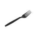 Tenedores Luxe Negros Plástico PS 180mm 