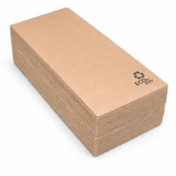 Servilletas Papel Ecológicas Punta-Punta 40 x 40 cm Plegadas 1/8