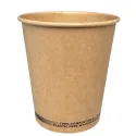 Vasos Biodegradables de Cartón Kraft 8Oz/240ml Ø8cm