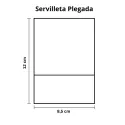 Servilletas Papel Miniservis 17x17cm (6.000 Uds)