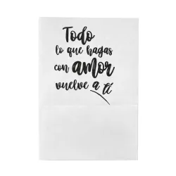 Servilletas Papel Miniservis con Frases 17x17cm (6.000 Uds)