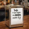 Servilletas Papel Miniservis con Frases 17x17cm (6.000 Uds)