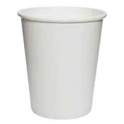 Vasos de Cartón Blanco 240ml Ø8cm
