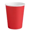 Vasos de Cartón Rojos 260ml Ø7,7cm