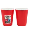 Vasos de Cartón Rojos 260ml Ø7,7cm