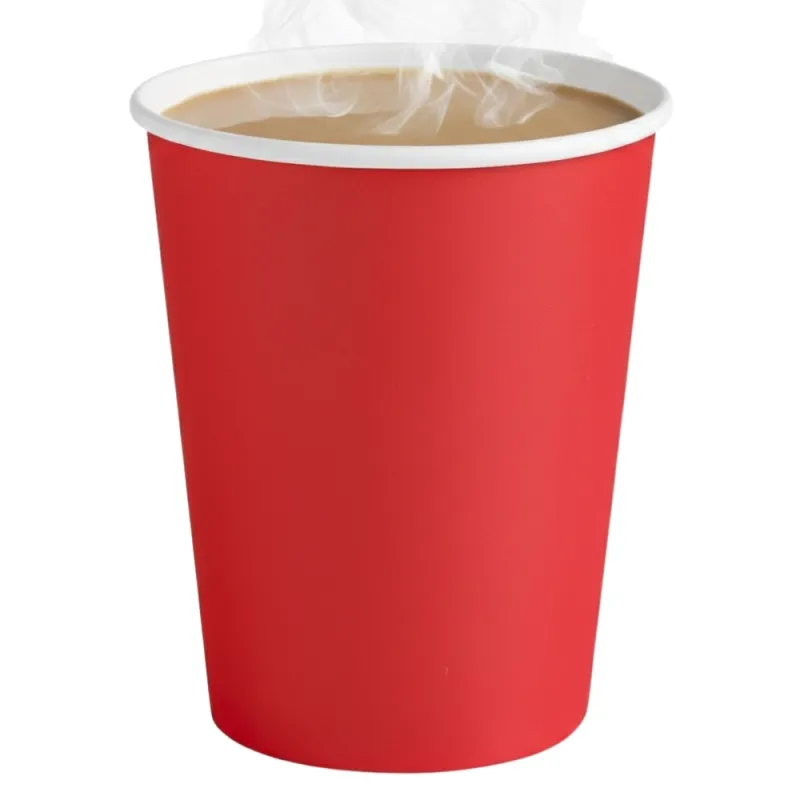 vasos de carton de colores