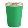 Vasos de Cartón Verdes 260ml Ø7,7cm