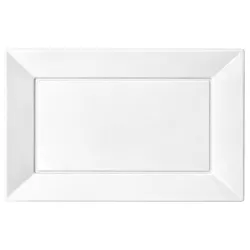 Bandejas de Plástico PS Blancas 33x22,5cm