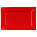 Bandejas de Plástico PS Rojas 33x22,5cm