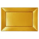 Bandejas de Plástico PS Doradas 33x22,5cm