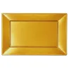 Bandejas de Plástico PS Doradas 33x22,5cm