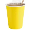 Vasos de Cartón Amarillos 260ml Ø7,7cm
