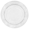 Bandeja Redonda de Plástico PS Lux Transparente Reutilizable 30cm