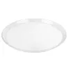 Bandeja Redonda de Plástico PS Lux Transparente Reutilizable 34cm