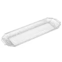 Bandeja de Plástico PS Lux Transparente Reutilizable 46x14,5cm