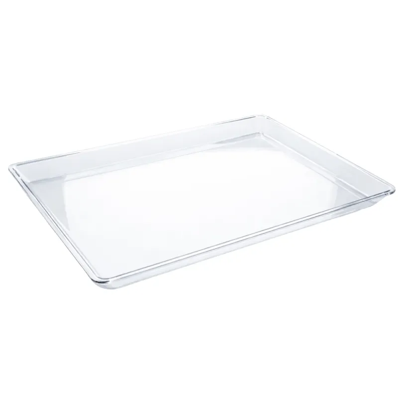 Bandeja Lux de Plástico Transparentes de 37 x 27 cm