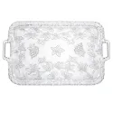 Bandeja de Plástico PS Lux Transparente Reutilizable 47x33cm