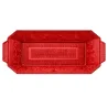 Bandeja de Plástico PS Lux Rojo Translúcido Reutilizable 28x14,5cm