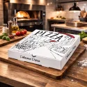 Cajas de Pizza Cartón Tradizione 33x33cm (100 Uds)