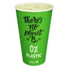 Vasos Biodegradables de Cartón Verde "Relax" 12Oz/330ml Ø8cm