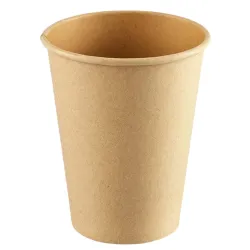 Vasos de Cartón Kraft 12Oz/360ml Ø9cm