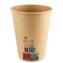 Vasos de Cartón Kraft 12Oz/360ml Ø9cm