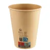 Vasos de Cartón Kraft 12Oz/360ml Ø9cm