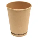 Vasos Biodegradables de Cartón Kraft 12Oz/360ml Ø9cm