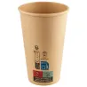 Vasos de Cartón Kraft 16Oz/480ml Ø9cm