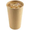 Vasos de Cartón Kraft 16Oz/480ml Ø9cm