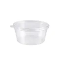 Salsera con tapa bisagra 30cc Transparentes