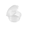 Salsera con tapa bisagra 30cc Transparentes