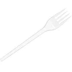 Tenedores de Plástico PS Blancos 16,5cm