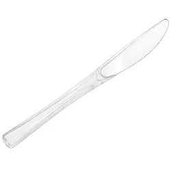 Cuchillos Lux de Plástico Transparentes 20cm