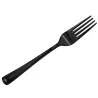Tenedores Lux de Plástico Negros 18,5cm