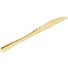 Cuchillos de Plástico Metalizados Dorados 20cm