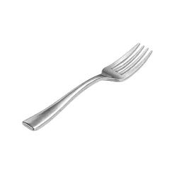 Mini Tenedores de Plástico Metalizados Suprem 10cm