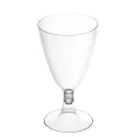 Copas de Plástico PS Agua/Vino 170ml Transparente