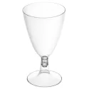Copas de Plástico PS Agua/Vino 220ml Transparente