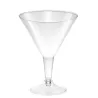 Copas Cocktail de Plástico PS 180ml Transparentes
