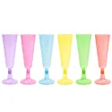 Copas de Cava de Plástico PS Colores Surtidos 150ml
