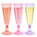 Copas de Cava de Plástico PS Colores Surtidos 150ml