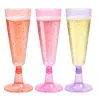 Copas de Cava de Plástico PS Colores Surtidos 150ml