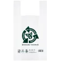 Bolsas de Plástico Asas Camiseta 60x70cm Recicladas y Reutilizables