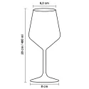 Copas Vino Reutilizables Plástico Duro Tritán 400ml (12 Uds)