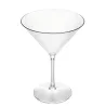 Copas Cocktail Martini Reutilizables de Plástico Duro Policarbonato 300ml (4 Uds)