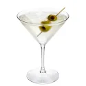 Copas Cocktail Martini Reutilizables de Plástico Duro Policarbonato 300ml (4 Uds)